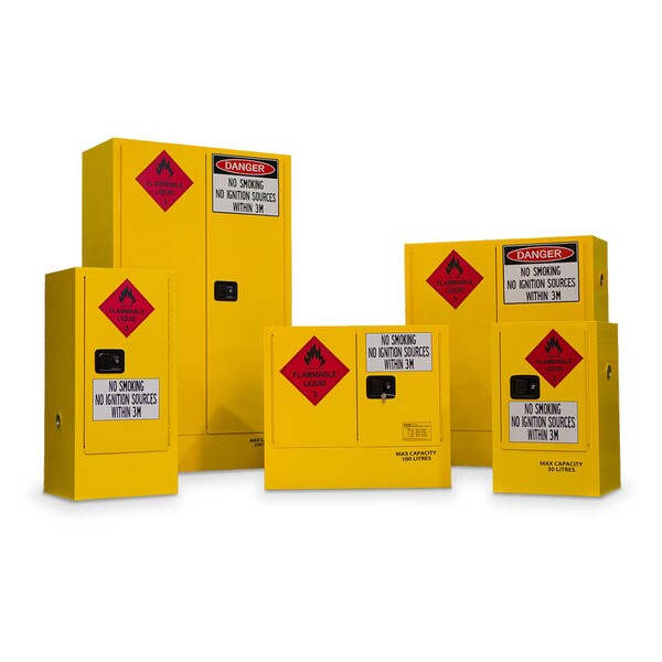 FSC30 Flammable Safety Cabinet - 30L | Dangerous Goods Storage | Storing DG chemicals flammables | Ecospill | best safety cabinets | dangerous goods storage | Safety storage of flammable goods | best
